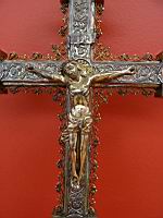 Croix de procession de Rouvroy (Argent et dorure sur bois, musee d'Arras)(5)